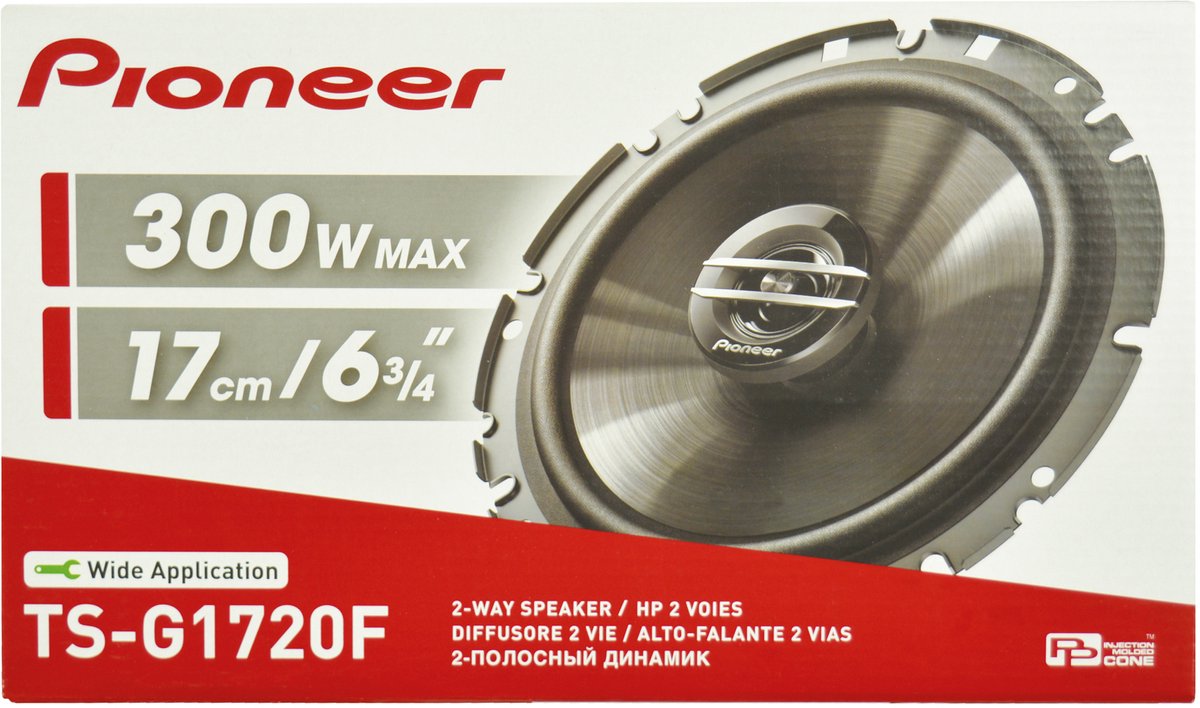 Pioneer TS-G1720F Autospeakers 2 weg 17 cm - 300 W – foto 6