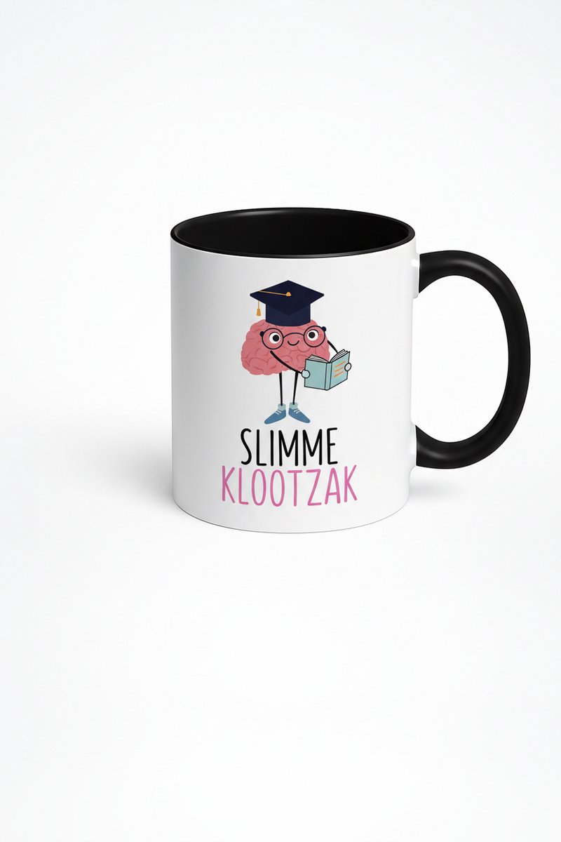 Slimme Klootzak Mok - Grappige Koffiemok voor Slimmeriken