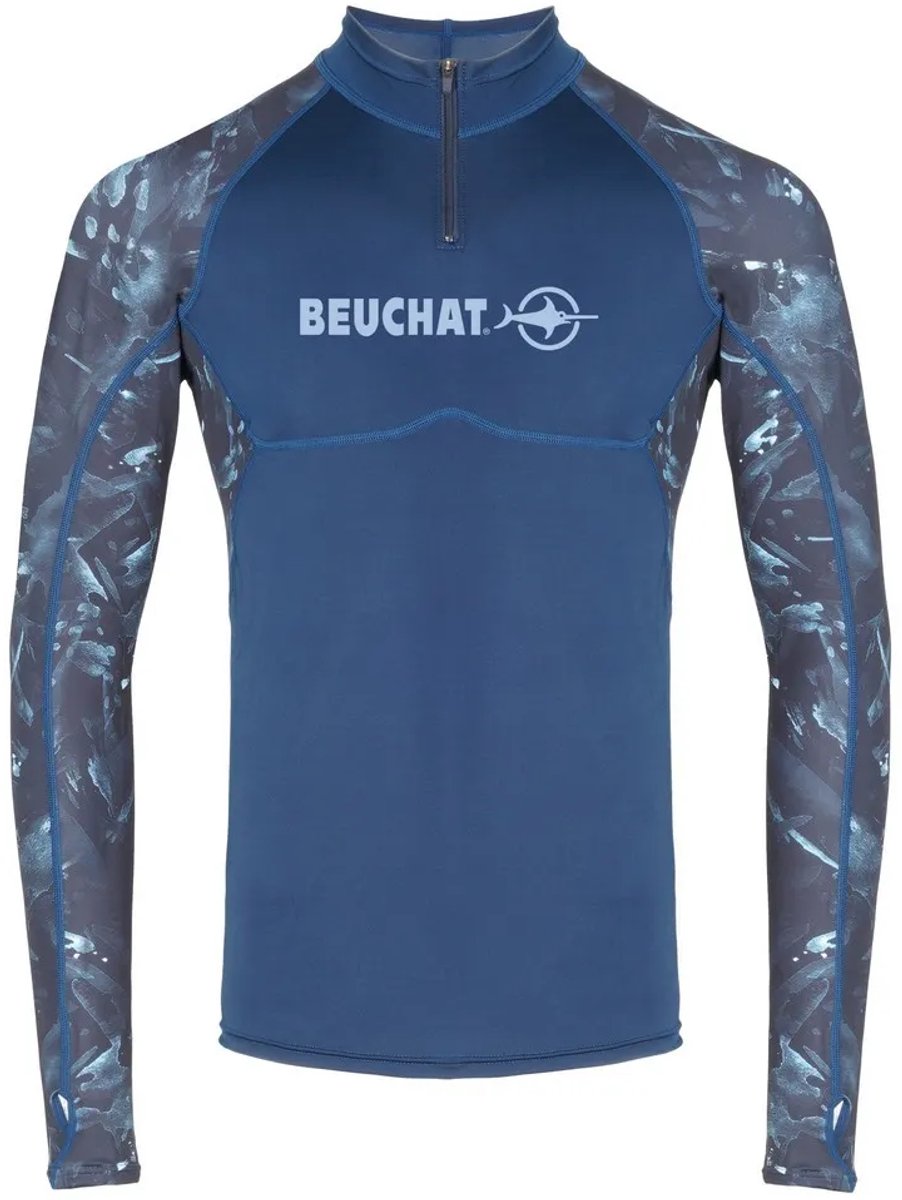 Beuchat Atoll Rashguard Met Lange Mouwen Blauw L Man