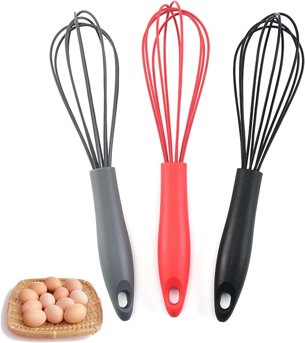 Siliconen Garde voor Antiaanbak Oppervlakken- Hittebestendig- Koken, Mengen, Roeren.