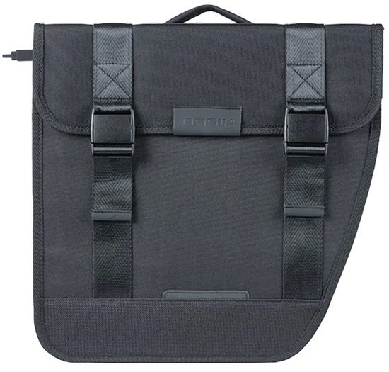 Basil Tour - dubbele fietstas MIK - 28L - zwart - waterafstotend - ton-sur-ton-reflectie — afbeelding 2