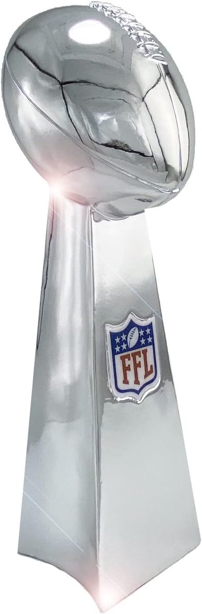 Grote Fantasy Football Trofee 35 cm - Realistische Winnaarsbeker voor Fantasy League Kampioenen