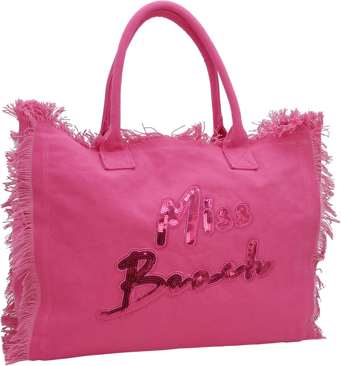 Grote Canvas Strandtas met Rits - Shopper voor Strand, Picknick en Dagelijks Gebruik