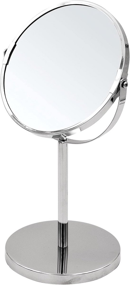 Vergrotende Make-up Spiegel Staand - 5x Vergroting - Chroom