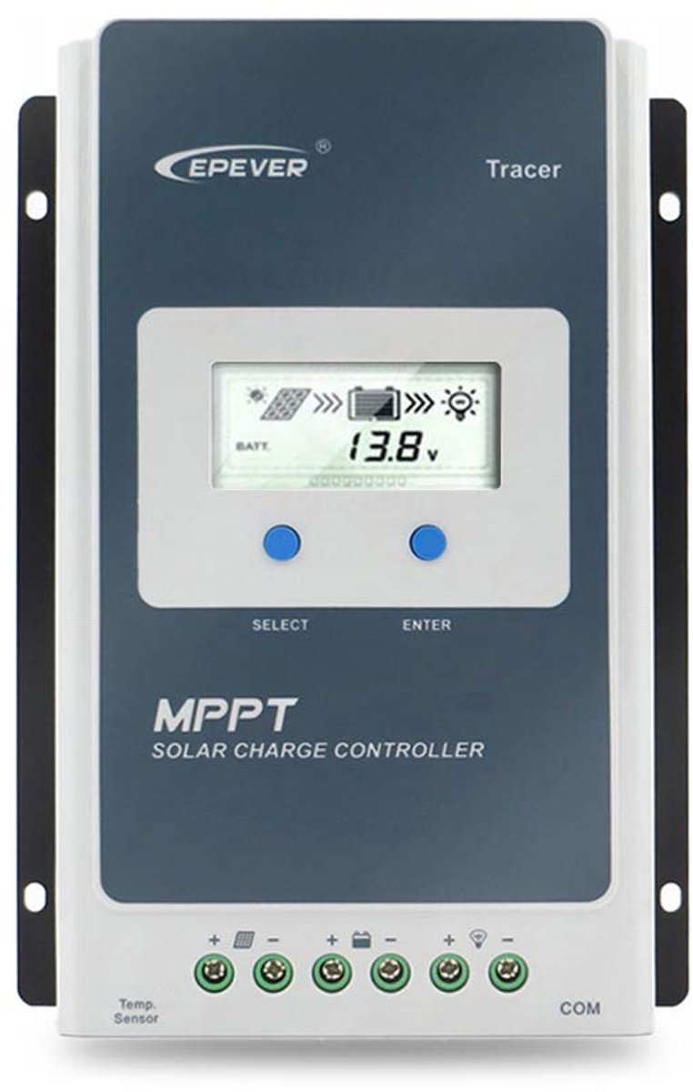 MPPT Solar Laadregelaar 20A - 12V/24V Automatisch - LCD Display voor Zonne-energiesystemen