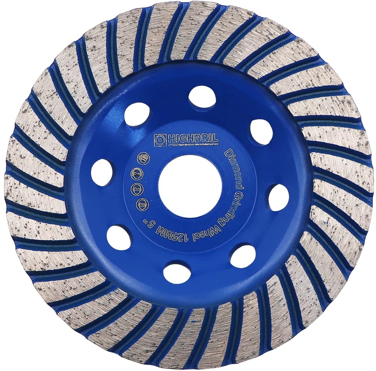 Diamant slijpschijf - Turbo schijf - Beton slijpen - Gesinterd diamant - 125 mm