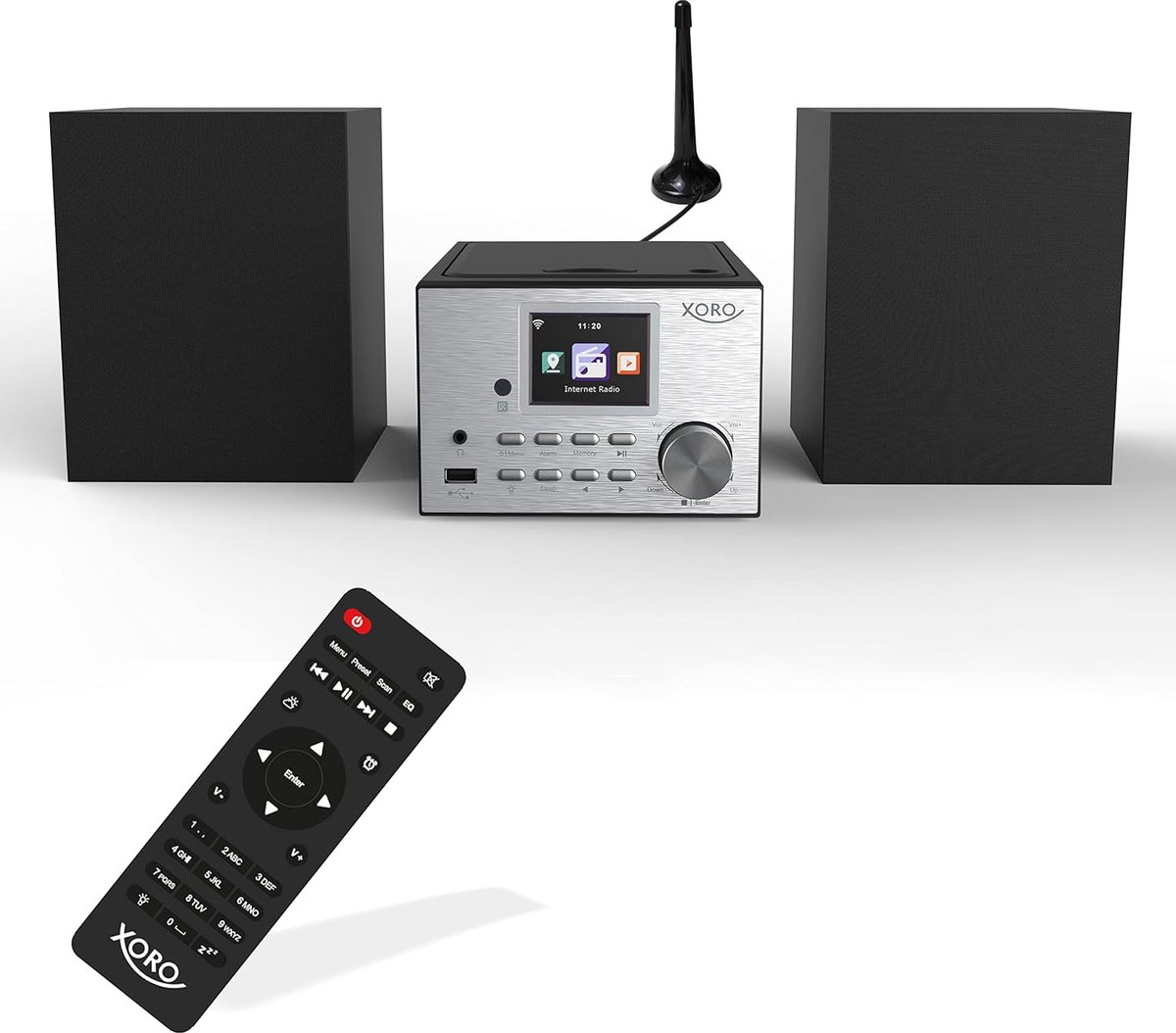 Muziek Systeem - Stereo Installatie Radio - Thuis Luisteren - 2.4 Inch Kleurendisplay - 15 x 21 x 11 cm