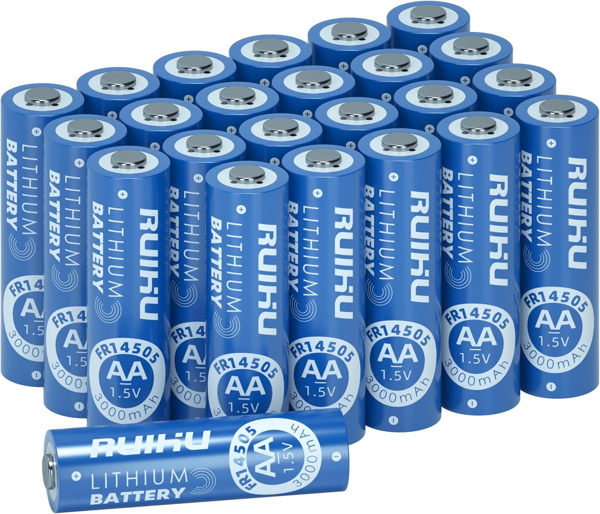 Lithium Batterijen - AA Energiecellen - Apparaten Voeden - Lange Levensduur - 24 Stuks