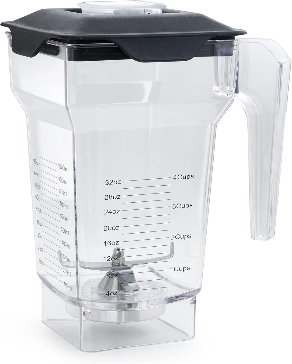 Grote 2 Liter Blenderkan met Maatstrepen, BPA-Vrij en Duurzaam