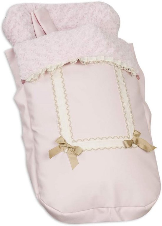 Baby Voetenzak - Zitzak Kinderwagen - Baby Comfort - Universeel Aanpasbaar - 85 x 55 x 90 cm - Roze — afbeelding 4