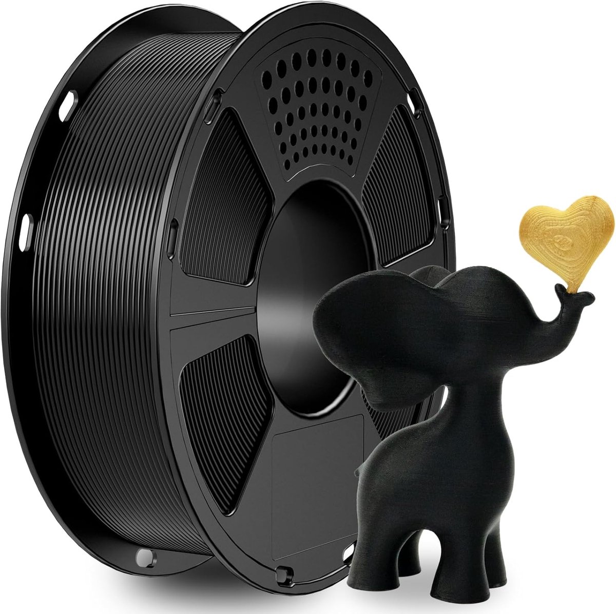 3D Printer Filament - Hoge Snelheid Materiaal - 3D Printen - Standaard Diameter - 1.75 mm - Zwart