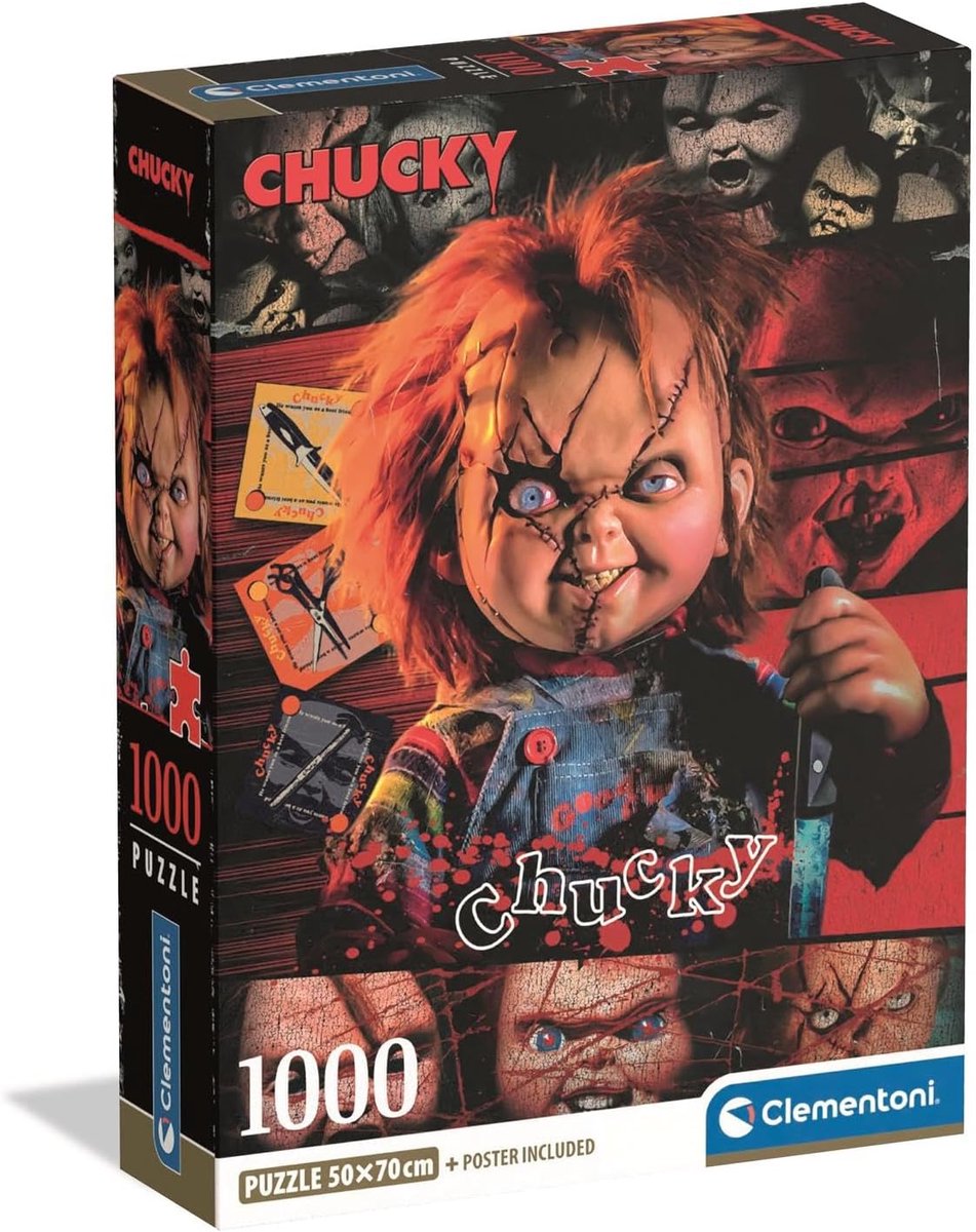 Puzzel 1000 Stukjes Horrorfilms The Collectible Serie