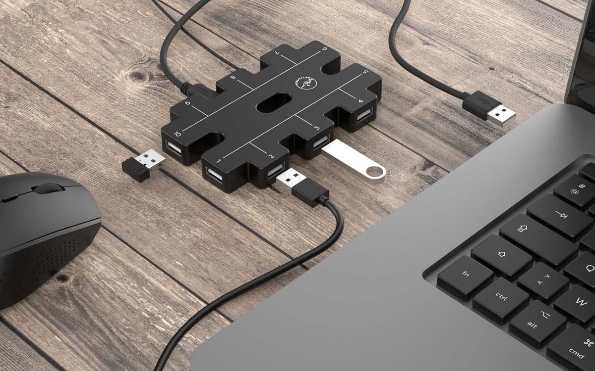 USB Hub met Meerdere Poorten - Compacte en Duurzame USB 3.0 Adapter voor Laptop en PC