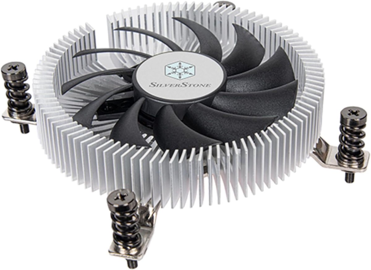 Processor Koeler - CPU Ventilator - Kleine Behuizing - Compact Ontwerp - 8 cm Ventilator - Zwart