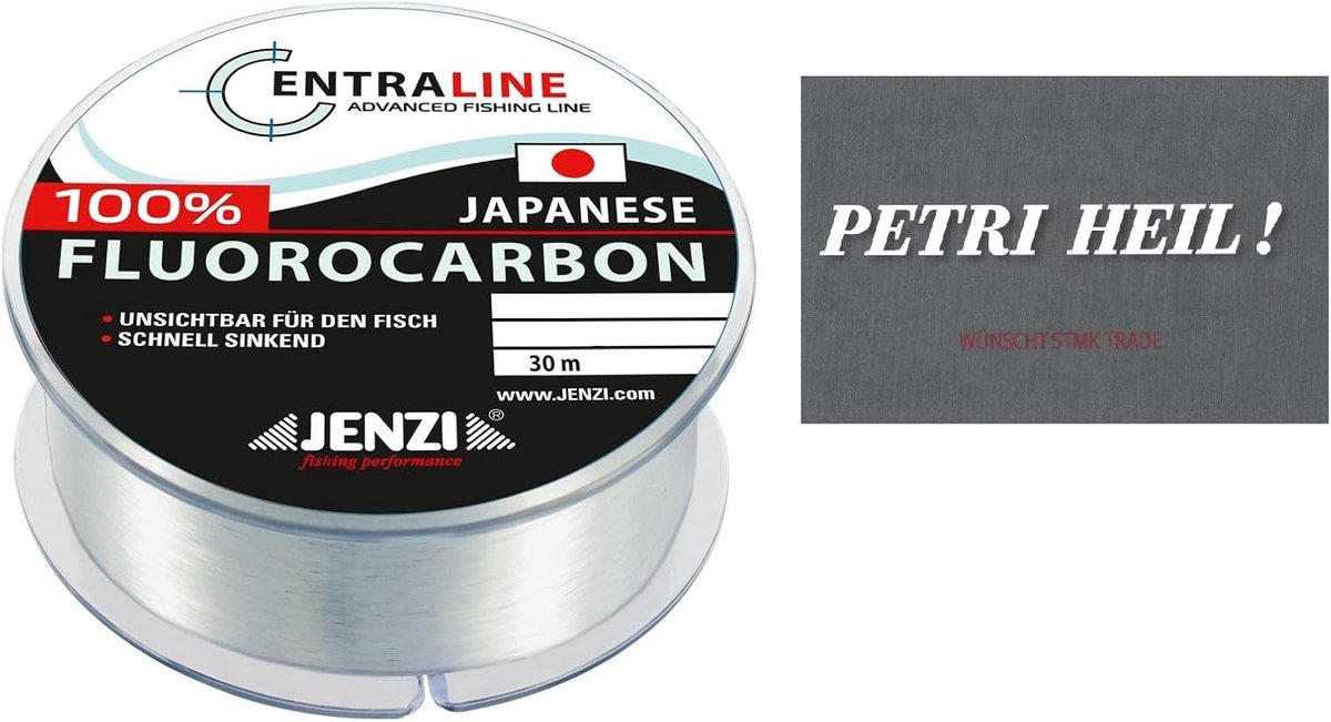 Fluorocarbon Voorlijn Set (30-50m) - Diameter 0,16-0,39 mm - Vislioen voor Baars, Snoekbaars en Forel
