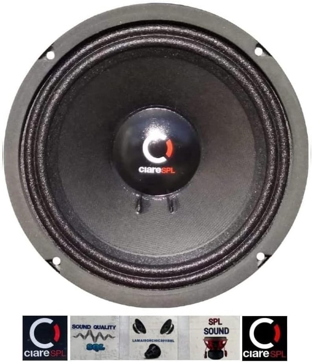 16,5 cm 6,5 Inch Midwoofer Luidspreker 80W RMS 4 Ohm Krachtige Bass voor Auto Audio