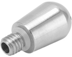Koffiezetapparaat Stoommondstuk - Stoom Wand Tip - Melkschuim Maken - Roestvrij Staal - 12x23mm - Rood