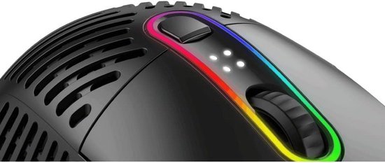 Ergonomische Lichtgewicht Gaming Muis met RGB en PAW3370 Sensor — afbeelding 4