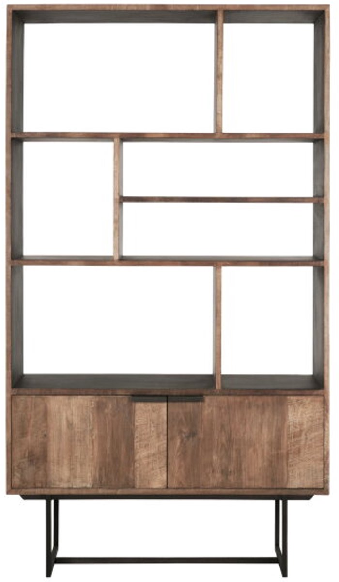 DTP Home Odeon No.2 boekenkast teakhout naturel - 120 x 40 x 210 cm