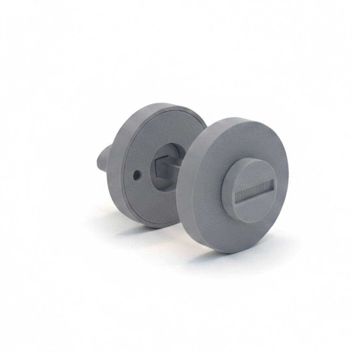 Home 3D® - WC Slot - Grijs - op Rond Rozet