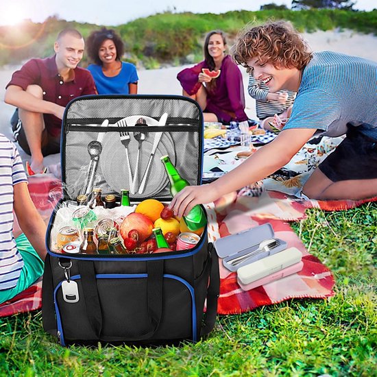 Set van 3 Draagbare Bestekdozen voor Onderweg en Camping — afbeelding 2