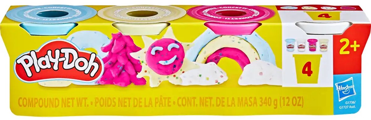 Play-Doh 4-pack Confetti-boetseerklei, verbeeldingsspeelgoed, knutselspeelgoed voor kinderen van 2+ — afbeelding 10