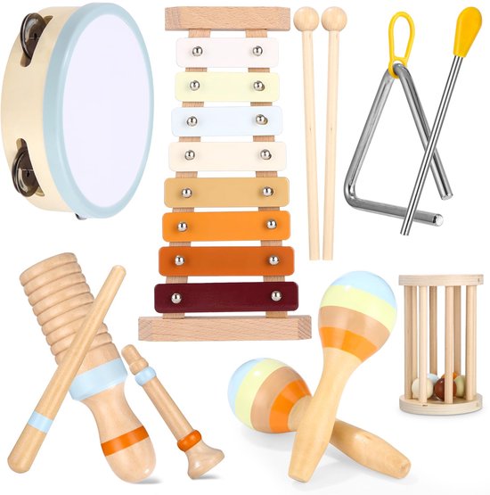 Children'S Musical Instrument Set, 7-Piece Set Of Baby Musical ...
