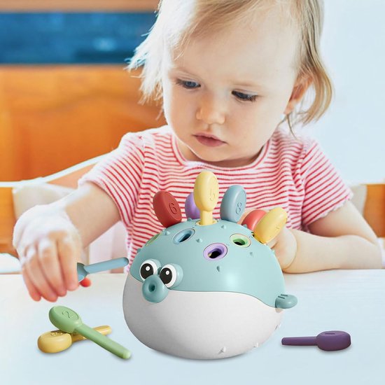 Kinder Speelgoed Educatief - Motoriek en Kleur/ Vorm Herkenning - Compact Matching Spel 15x20x15 cm - Ideaal voor Peuter, Thuisonderwijs en Reizen van Toyono — afbeelding 5