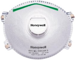 Honeywell 5211 wegwerpmasker met ventiel - per 20 stuks