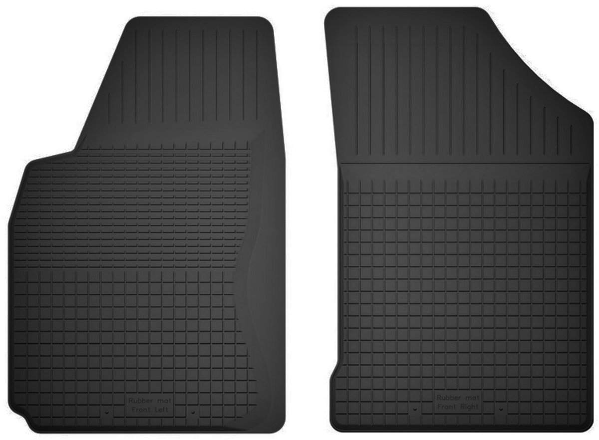 Wielganizator BasicProtect Serie - Auto rubberen vloermatten - Pontiac Vibe 2003-2008 - Antislip - Weerbestendig