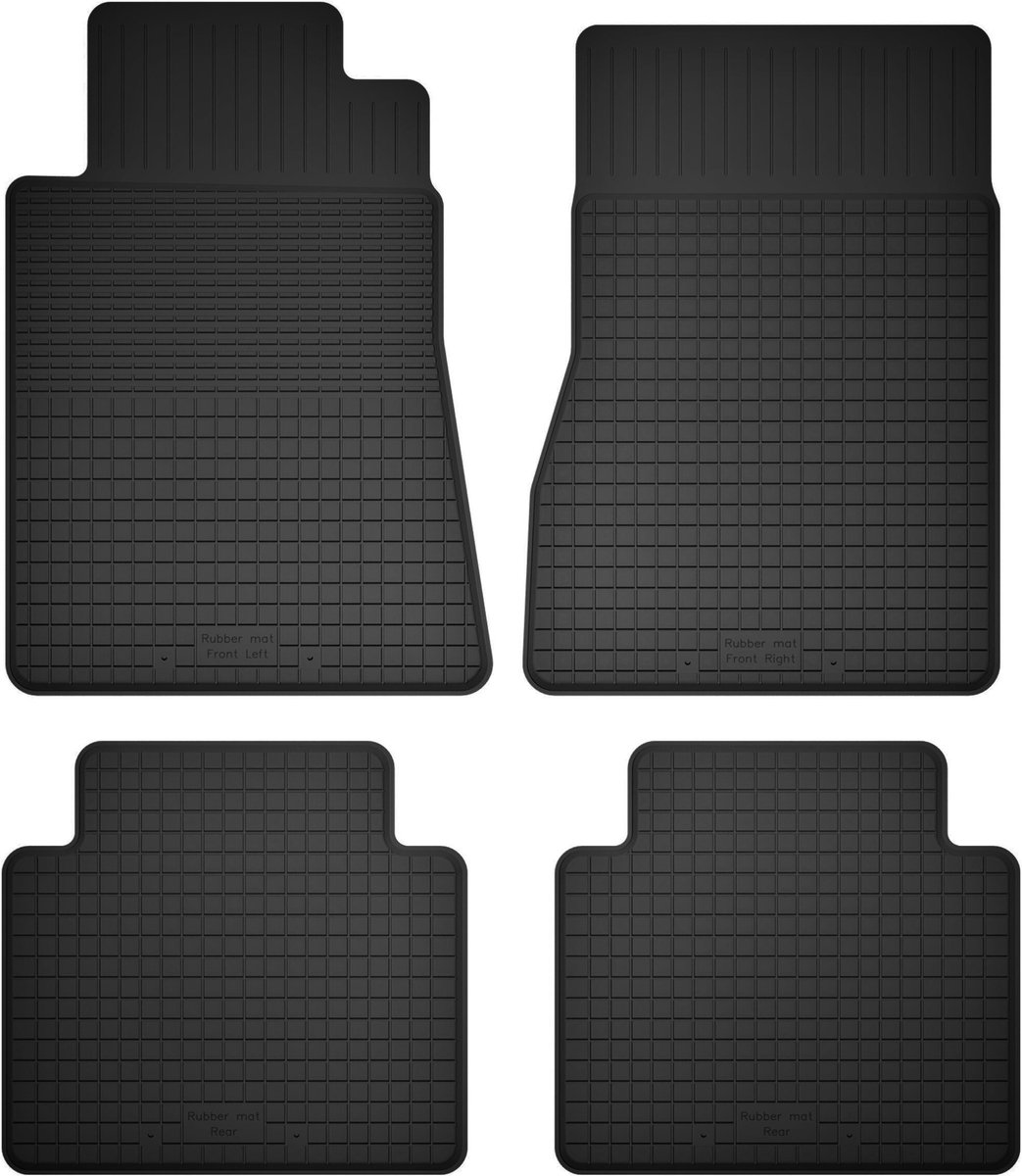Wielganizator BasicProtect - Autovloermatten - Mercedes W123 - Universeel - 4 Stuks