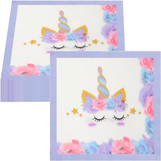 Kotkiddy 24 Stuks Diwali Papieren Servetten - 2-laags - Paars Met Rangoli-motief - 33x33 Cm (uitgevouwen) - Voor Indiase Feesten, Evenementen En Restaurantdecoratie