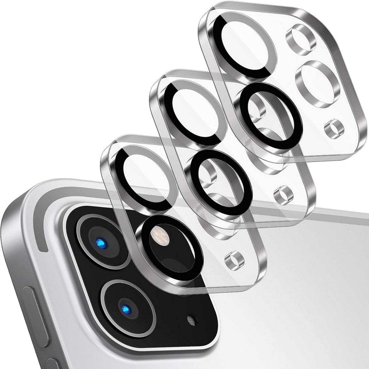3-Pack Lensbeschermer van Gehard Glas voor iPad Pro 11/12.9 Inch, Krasbestendig
