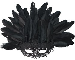 Elegante Venetiaanse Veermasker voor Feest & Carnaval - Mardi Gras Oogmasker