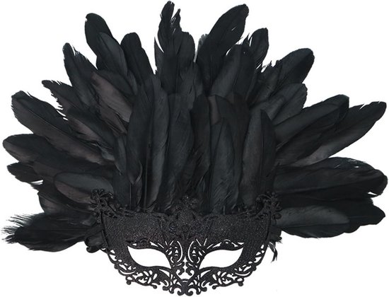 Elegante Venetiaanse Veermasker voor Feest & Carnaval - Mardi Gras Oogmasker