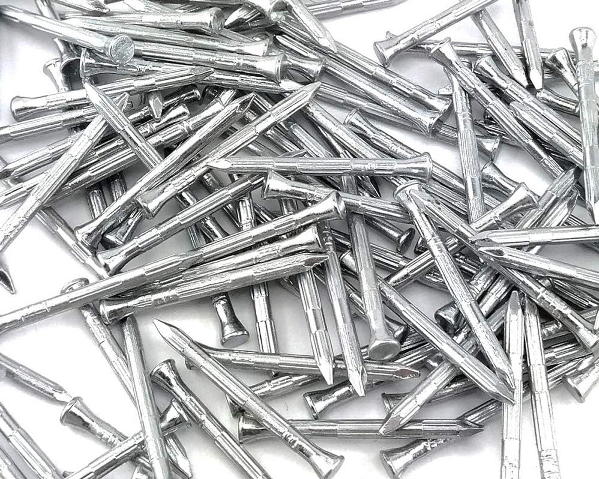 200 Gegroefde Stalen Spijkers Gehard - Betonnagels 3,4 x 50 mm