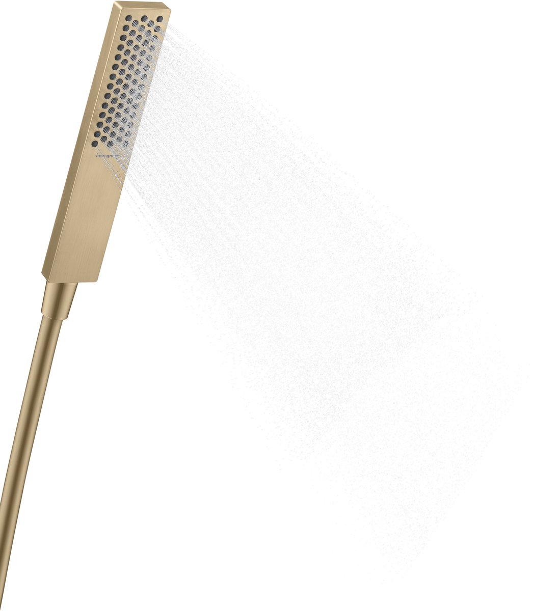hansgrohe Pulsify E staafhanddouche 100 1jet EcoSmart Brushed Bronze