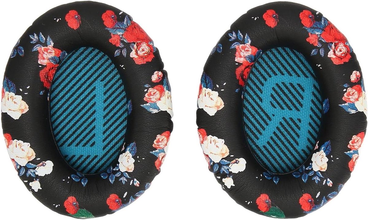 Vervanging Zachte Eiwit Lederen Oorkussens voor Over Ear Koptelefoon (Blauw)