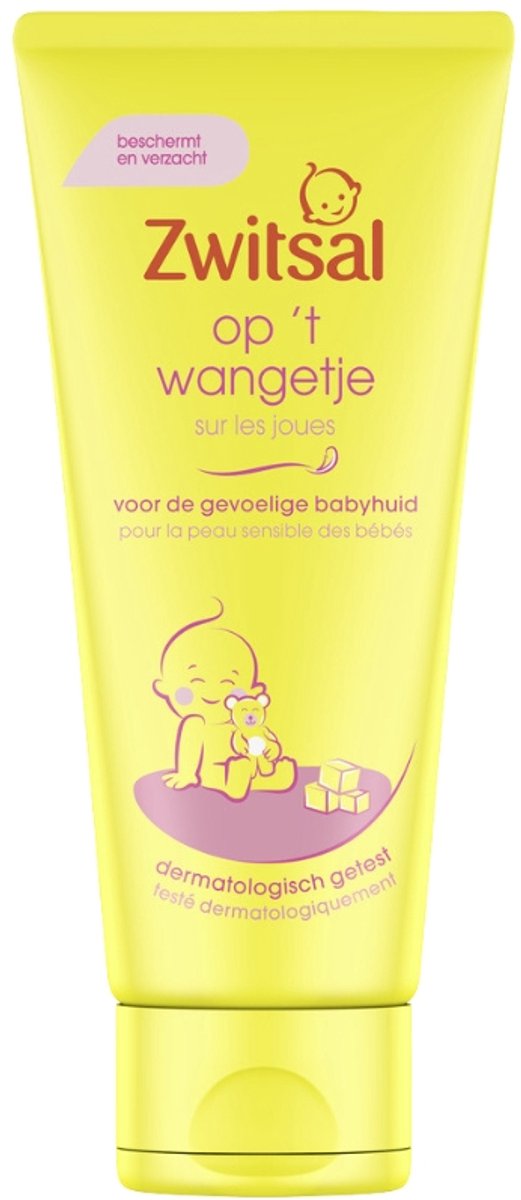 3 x Zwitsal Gezichtscrème Op 't Wangetje 100 ml - Baby Gezichtscreme - Babyhuid Bescherming - Baby Wangen Crème - Babyhuid Verzorging - Kamille Crème — afbeelding 4