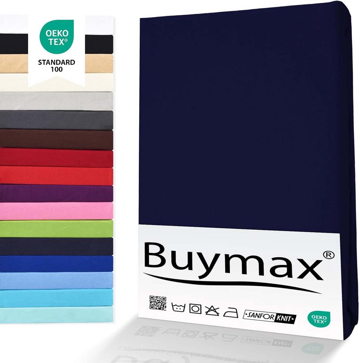 Hoeslaken Katoen Jersey 140x200 cm - Dubbel Pak - Geschikt voor Matrassen tot 25cm