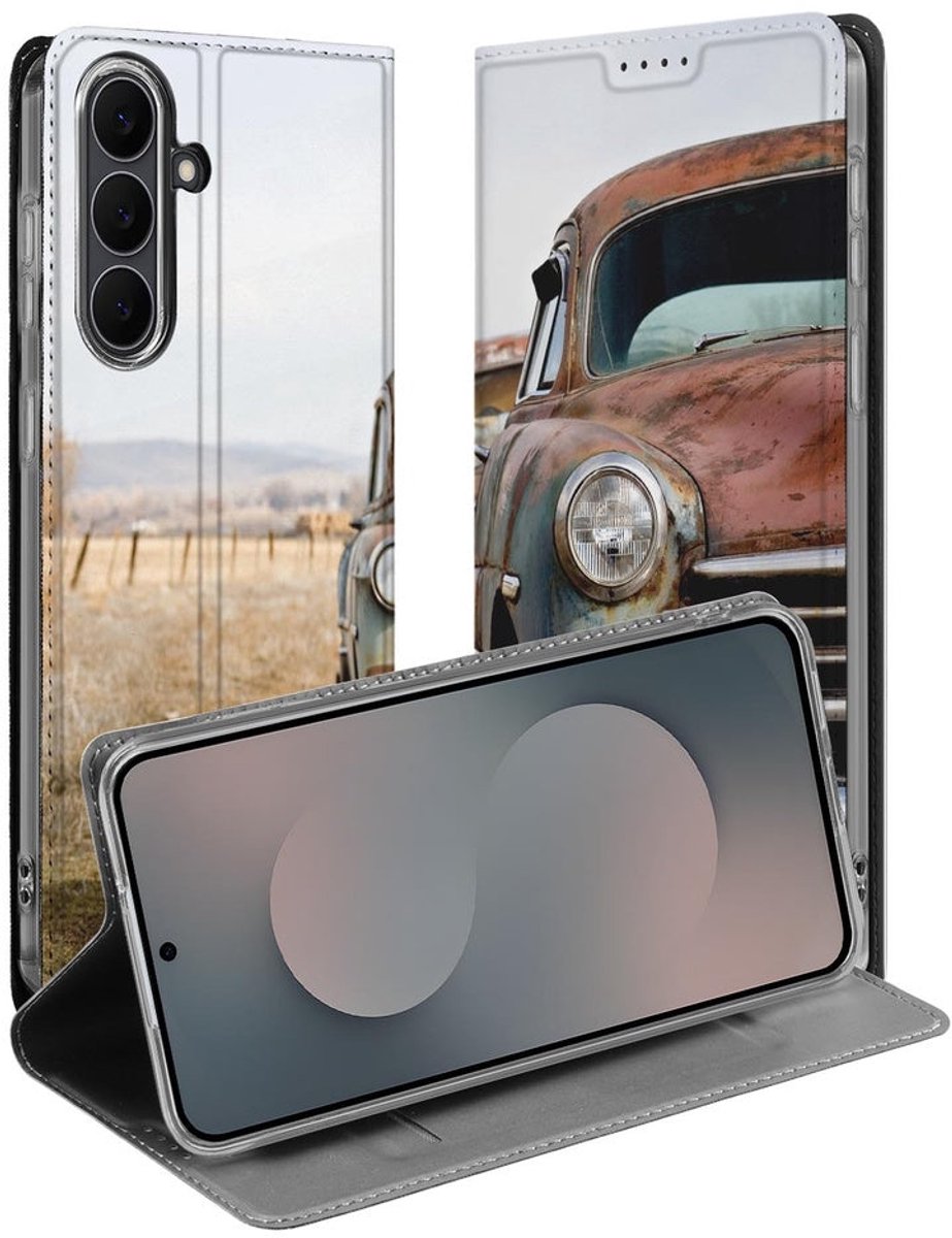 Bookcase Samsung Galaxy S25 FE Vintage Auto