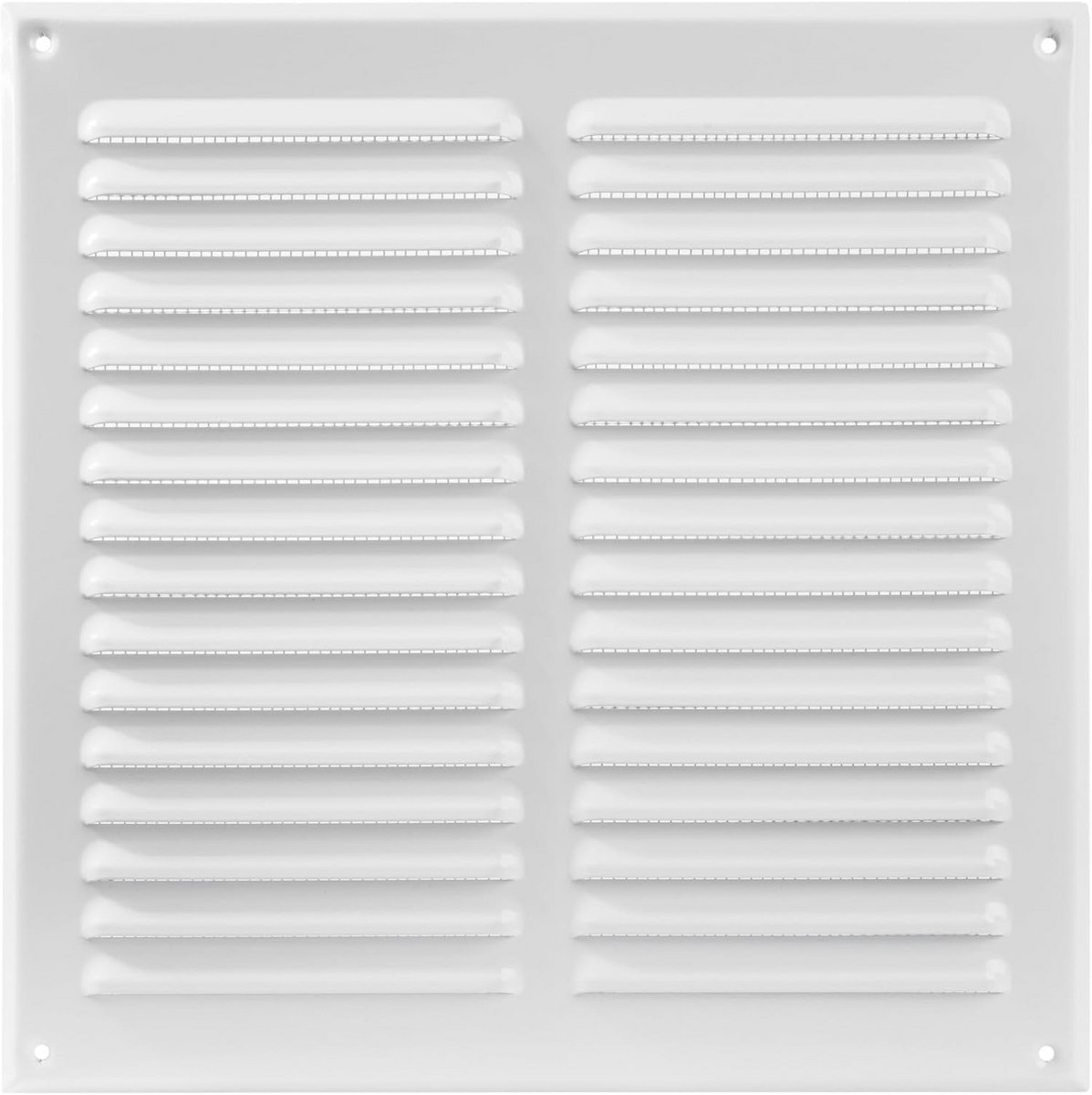 Vierkant Ventilatie Rooste Wit Metaal 25,4 cm x 25,4 cm Binnen Buiten