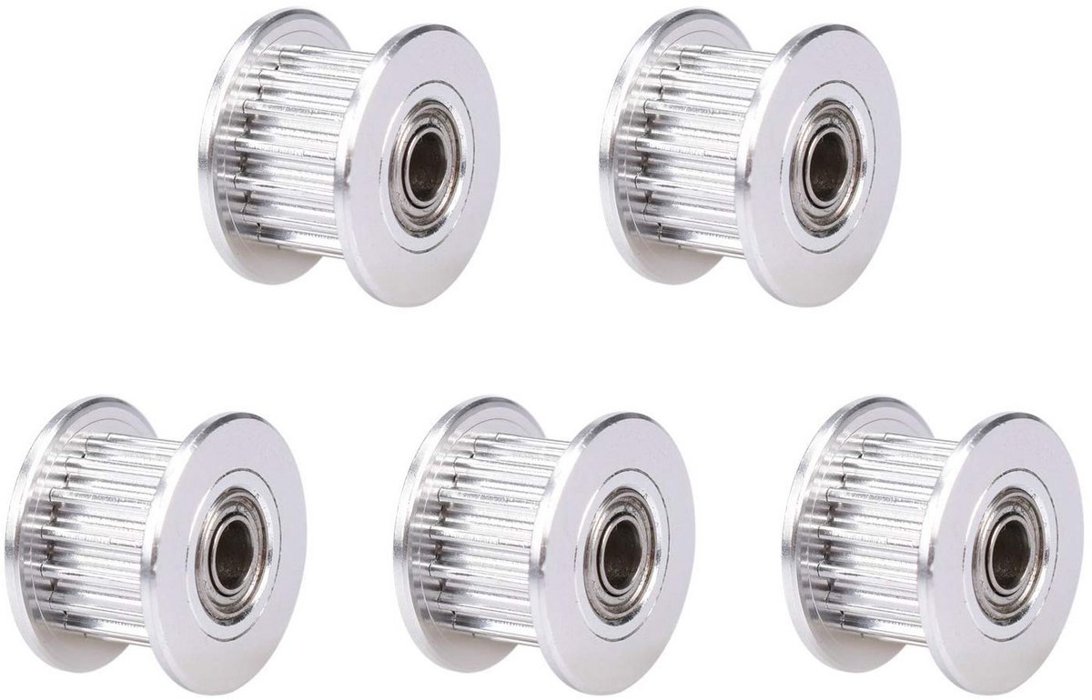Aluminium Tandwiel Poelie voor 3D Printer met 16 Tanden voor 6mm Brede Tandriem