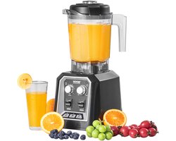 VEVOR Blender CommerciëLe Standmixer Smoothie Maker 2L Universele Mixer 2200W