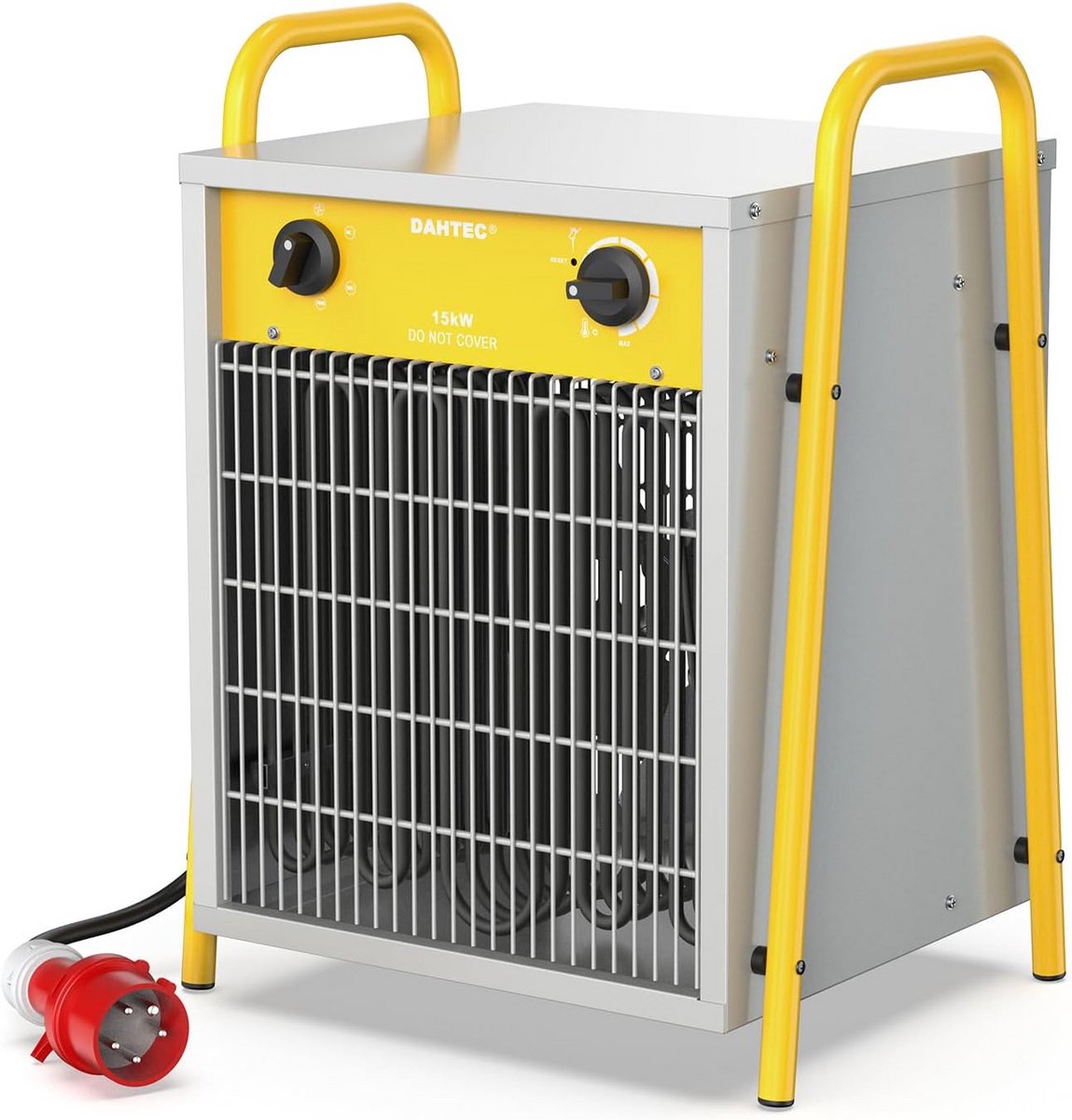 Krachtige 15kW Elektrische Bouwverwarmer met Thermostaat - Industriële Ventilator Kachel