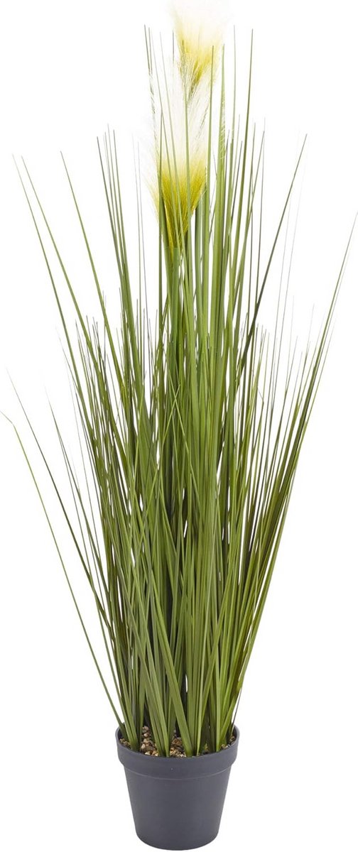 Decoratieve Kunstplanten in Potten Wit Gras en Paardenbloem Set