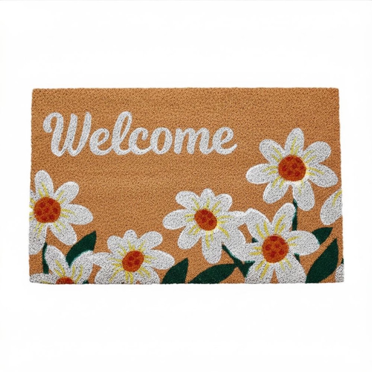 Smart Garden Products - Deurmat Kokos Madeliefjes - 45 x 75 cm