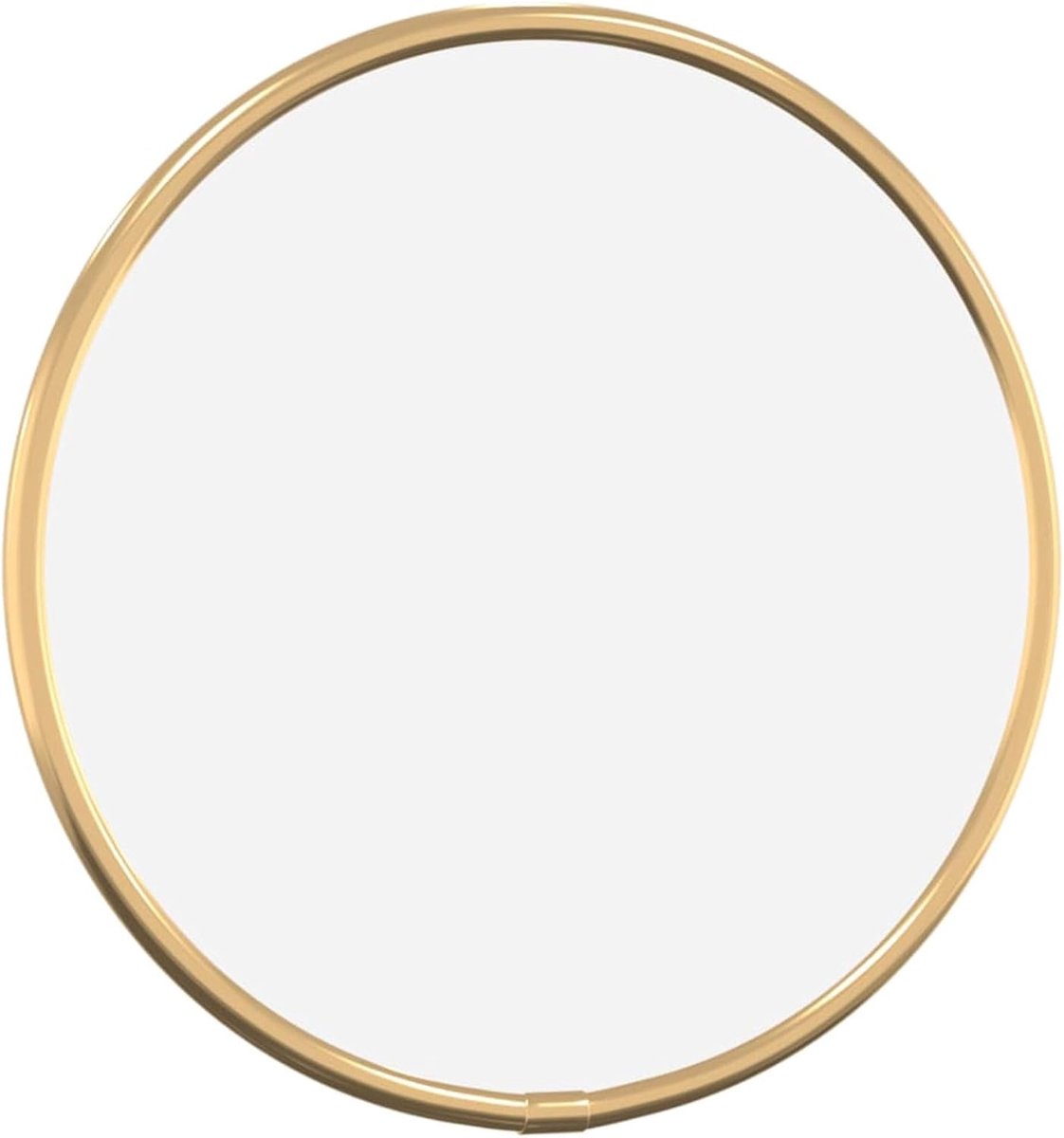 Wandspiegel - Decoratieve spiegel - Make-up aanbrengen - Duurzaam frame - Ø 20 cm - Goudkleurig
