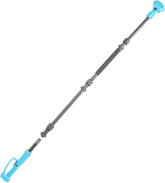 Elektrische Telescopische Kettingzaag - Takkenzaag Snoeizaag - Hoog Snoeiwerk Boomverzorging - Verstelbare Lengte Hoek - 2 Meter - Blauw — afbeelding 4