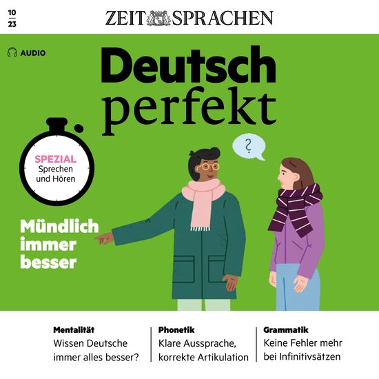 Deutsch lernen Audio – Mündlich immer besser - cover